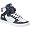 White/Navy : Perforated Action Leather