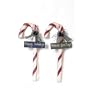 24" Happy Holidays/Season's Greetings Candy Cane Stakes