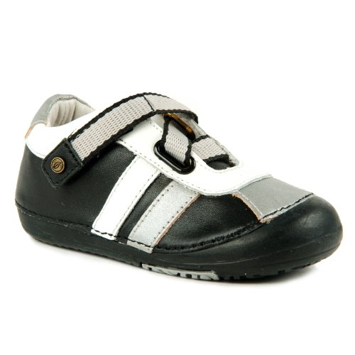 Momo Baby Boys First Walker/Toddler Z-Strap Sneaker Leather Shoes