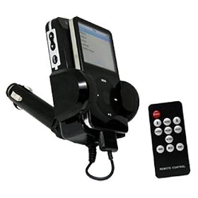 Click here to buy 6 in 1 Car Kit for Ipod (Black) Car Charger Fm Transmitter Holder Full Range Frequency USB... by Satechi.