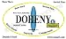 Doheny, Dana Point, California Vinyl Surfing Decal Bumper Sticker for Cars, Trucks, Notebooks (Bone Yard, Second Spot, Rover Mouth, Gaylords, Campgrounds)