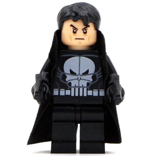 Punisher with Gun Super Heroes DC Marvel Minifigures Compatible With Lego 2016