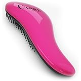 Detangling Brush - Glide Thru Detangler Hair Comb or Brush - No More Tangle - Adults & Kids - Pink