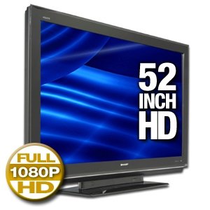 Sharp LC-52D82U 52" HD LCDTV - 1080p, 1920x1080, 10000:1, 16:9