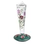 Birdscapes 8111-2 Violet Meadows 8-Ounce Glass Hummingbird Feeder