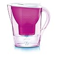 Brita Marella - Jarra con 2 cartuchos, 2.4 L total, 1,4 L de agua filtrada, color lila