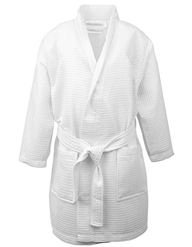 Kids Waffle Kimono Robe - Girls