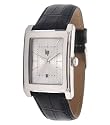 Lip Style Men's Watch Analogue Quartz 10210012 Black Leather Strap Grey Dial