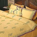 Paisley Cotton Duvet Comforter Cover Set - Full/Queen