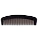 Breezelike Fine Tooth Hair Comb - No Static Handmade Detangling Comb - Natural Black Buffalo Horn Comb for Women, Men & Kids