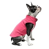 Gooby Every Day Fleece Cold Weather Dog Vest for Small Dogs, Pink, Medium