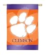 Clemson University Tigers Silk Reflections Flag - Regular Size