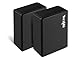 Yes4All Yoga Brick / Yoga Block 9x6x4 for Exercise, Pilates, Workout, Fitness & Gym – Eco Friendly Yoga Block / Yoga Foam Block (set of 2, Black)