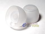 3 Pair Clear Medium Replacement Silicone Ear Tips for Sennheiser CX300, CX400, CX 500, CX300P, CX500G4ME, CX55