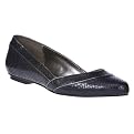 Women's Mossimo&reg; Vanessa Faux Snake Flats - Black