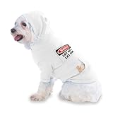 IMAGE OF WARNING LET GO & LET GOD Hooded T-Shirt for Dog or Cat X-Small (XS) White