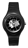 CHICAGO BLACKHAWKS SHADOW BLACK SPORT WATCH WITH WHITE LOGO