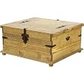Corona Coffee Table in Distressed Waxed Pine
