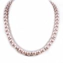 Perlenkette Ros&eacute; mit Crystall
