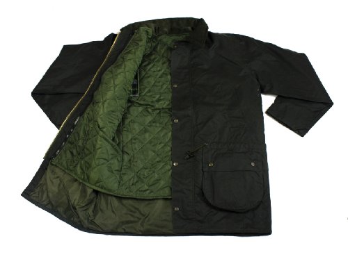 Hunter Outdoor 3in1 Poacher Deluxe Mens Wax Jacket Inc Free Tin of Wax Proofing - Large - Olive