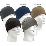 Warm Polar Fleece Military Style Watch Cap 8460 BLACK