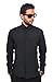New Mens Dress Shirt Black Tuxedo Wing Tip Tailored Slim Fit Wrinkle Free By Azar Man