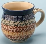 Polish Pottery 12 oz. Ladies Bubble Mug