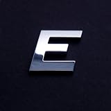 Produkt-Bild: Chrombuchstaben Auto-Schrift 3D-Buchstaben "E" 26mm