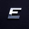 Chrombuchstaben Auto-Schrift 3D-Buchstaben "E" 26mm