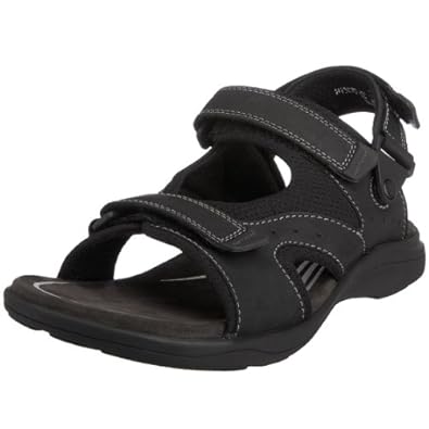 Hush Puppies FRONTIER, Sandales d'eau homme - Noir effet verni, 40 EU ...