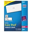 Laser Labels, Mailing, 1"x2-5/8", 3000/BX, White