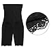 Ekouaer Butt Lifter Shaper Ladies High Waist Thigh Slimmer Shapewear Underwear Black, 3XL