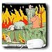 Londons Times Religion Heaven Hell Cartoons - Beaver Damned - Mouse Pads