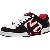 etnies Mens Charter Skate Shoe,Black/White/Red,10 M US