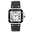 Cartier Men's W20121U2 Santos 100 Automatic Rubber Strap Watch