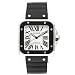 Cartier Men's Santos 100 Automatic Rubber Strap Watch #W20121U2