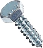 Zinc Plated Steel Lag Bolt, Hex Head, 5/8