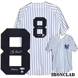 Yogi Berra Autographed/Hand Signed New York Yankees Home Baseball Jersey with HOF 72 Inscription