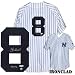 Yogi Berra Autographed/Hand Signed New York Yankees Home Baseball Jersey with HOF 72 Inscription