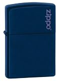 Zippo Navy Matte With Zippo Logo