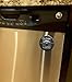 Aloha Girls Gifts Big 3.5” Dirty Clean Dishwasher Magnet Ends Common Kitchen Problem. Adheres to Any Surface. Grey.