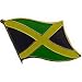 Jamaica Flag Pin 1″