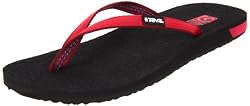Teva Women's Contoured Countoured Ribbon Mush Flip Flop