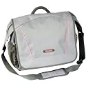 Targus TSM07001US Incognito Messenger Bag Designed to Fit Laptops with up to 15.4-Inch Widescreens (Pink and Grey)