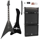 Metal-V Guitar + White Horse GT260 DSP Amp Pack Black