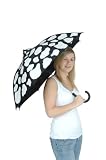 Cow - moo - flage - White on Black Outdoor Living