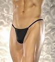 SeXy Mens SILK g-string 3 Color Options Black Red or Cobalt