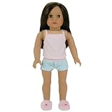 Pink Cami & Boy Short Set, Doll Underwear Or PJ Set Fits 18
