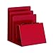 STEELMASTER Pen and Note Holder, 5.38 x 5.25 x 4.5 Inches, Red (26494007)