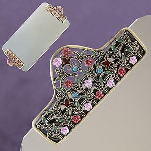 Mirrored Vanity Tray with Classic Crystal Jewels